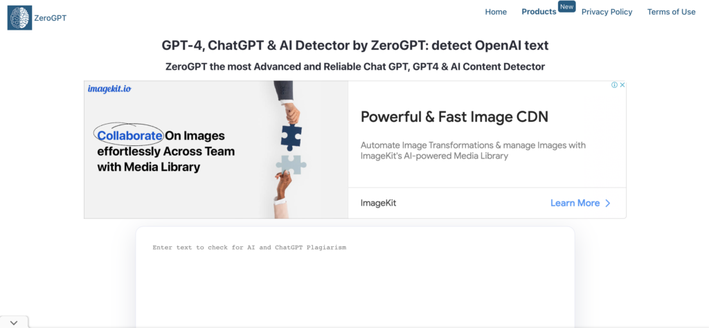 ZeroGPT Textify Analytics ZeroGPT Textify Analytics