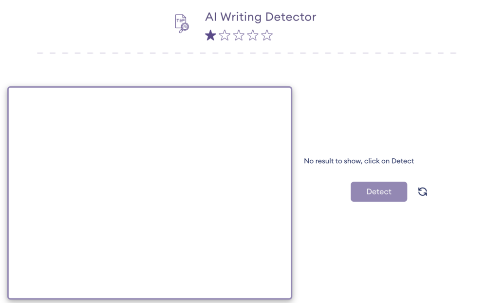 AI Writing Detector