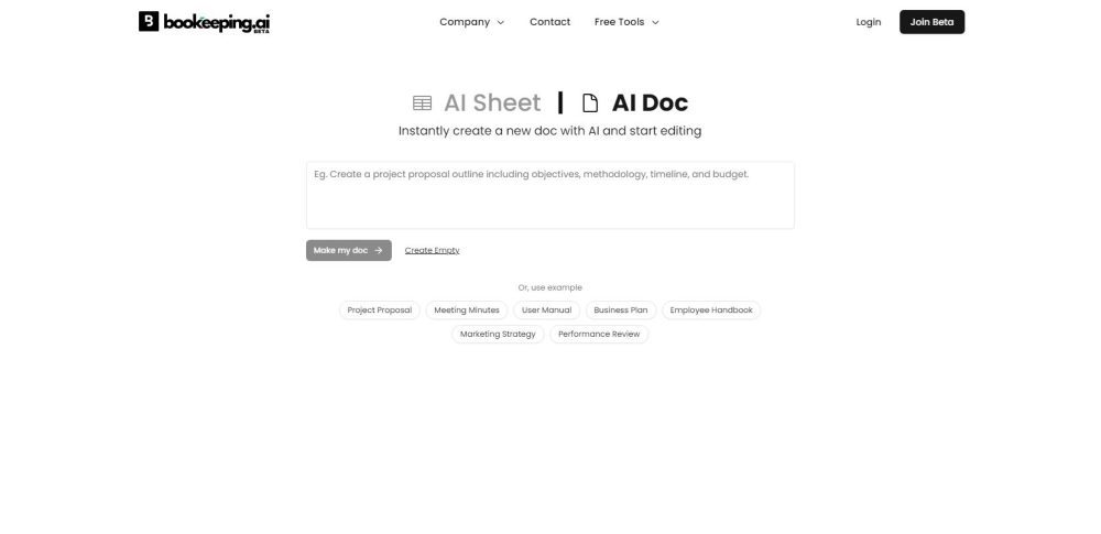 Financial Spreadsheets AI