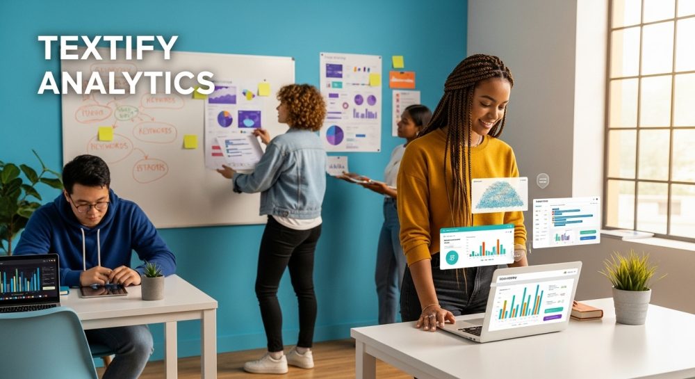student using textify analytics
