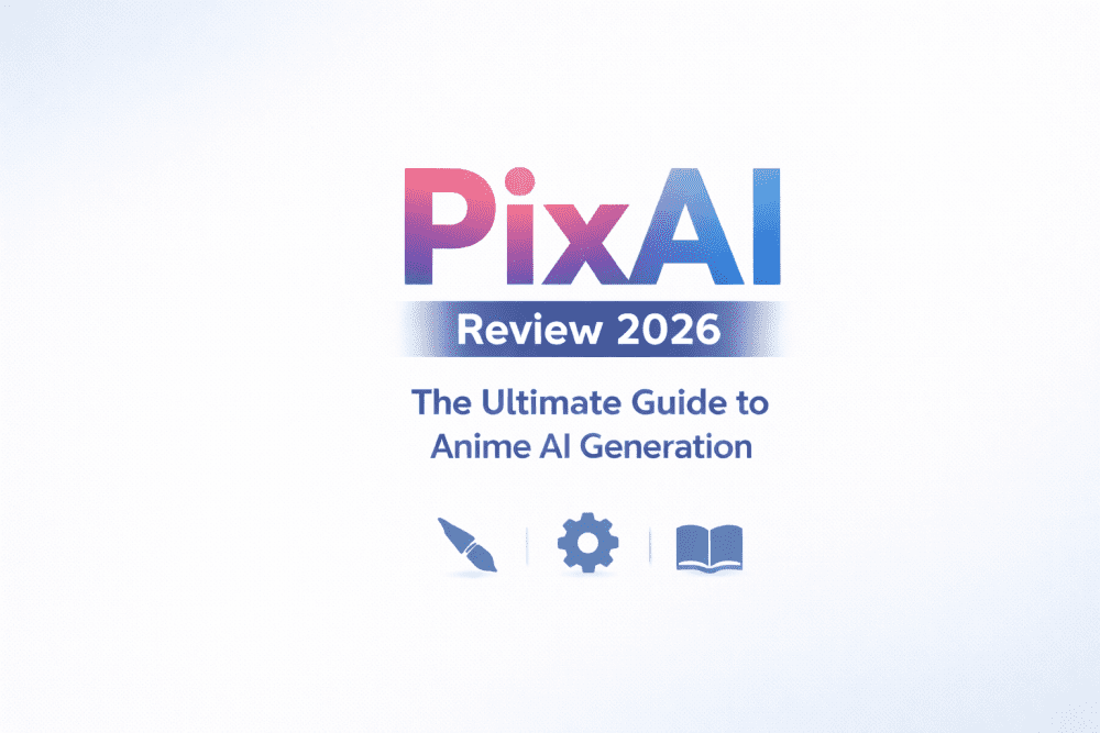 PixAI review 2026 minimal cover image for anime AI art generator guide